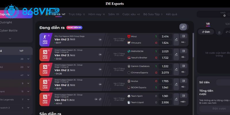 Thể loại game có tại e-sport